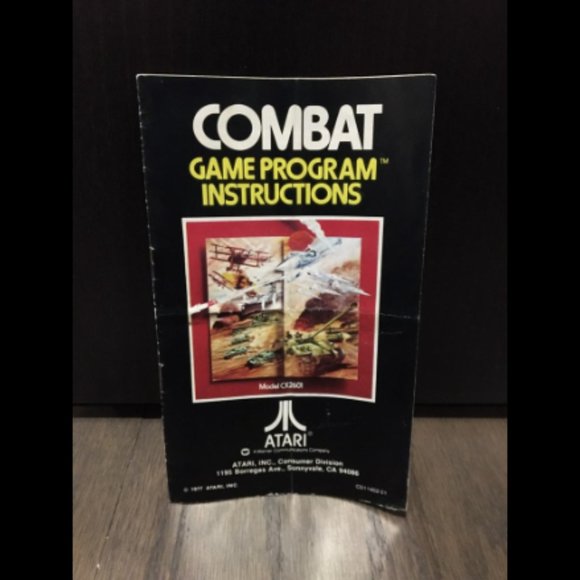 Atari 2600 Combat Game with Manual and Case - Picture 5 of 10